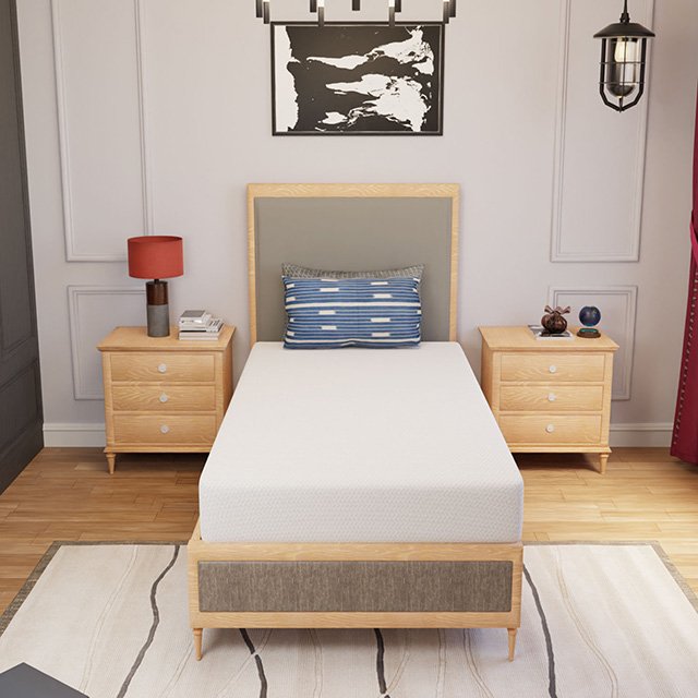 Forsythia 8" Twin Green Tea Gel Memory Foam - Image 8