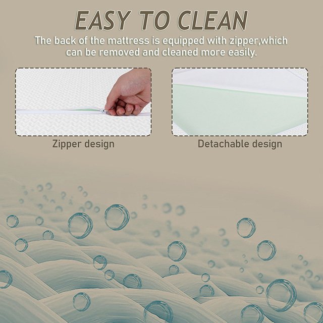 Forsythia 10" E.King Green Tea Gel Memory Foam - Image 9