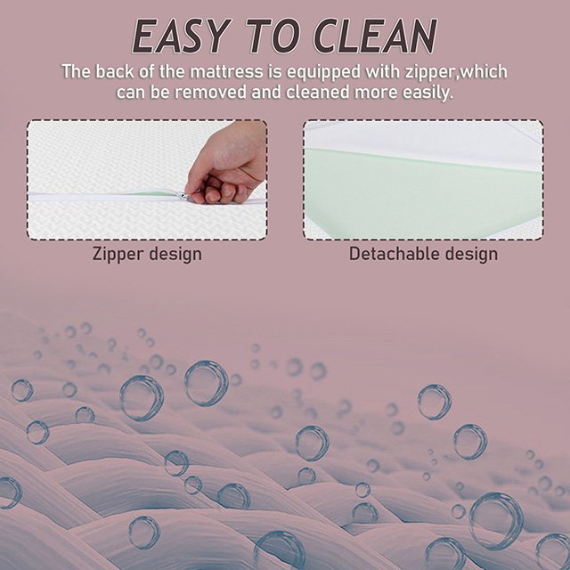 Forsythia 10" Queen Green Tea Gel Memory Foam - Image 9