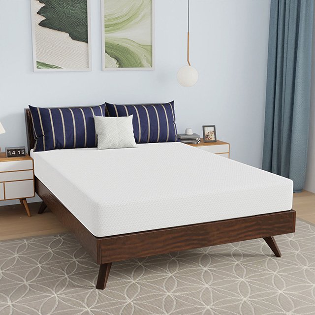 Nasturtium 8" Full Bamboo Charcoal Infused Memory Foam - Image 3