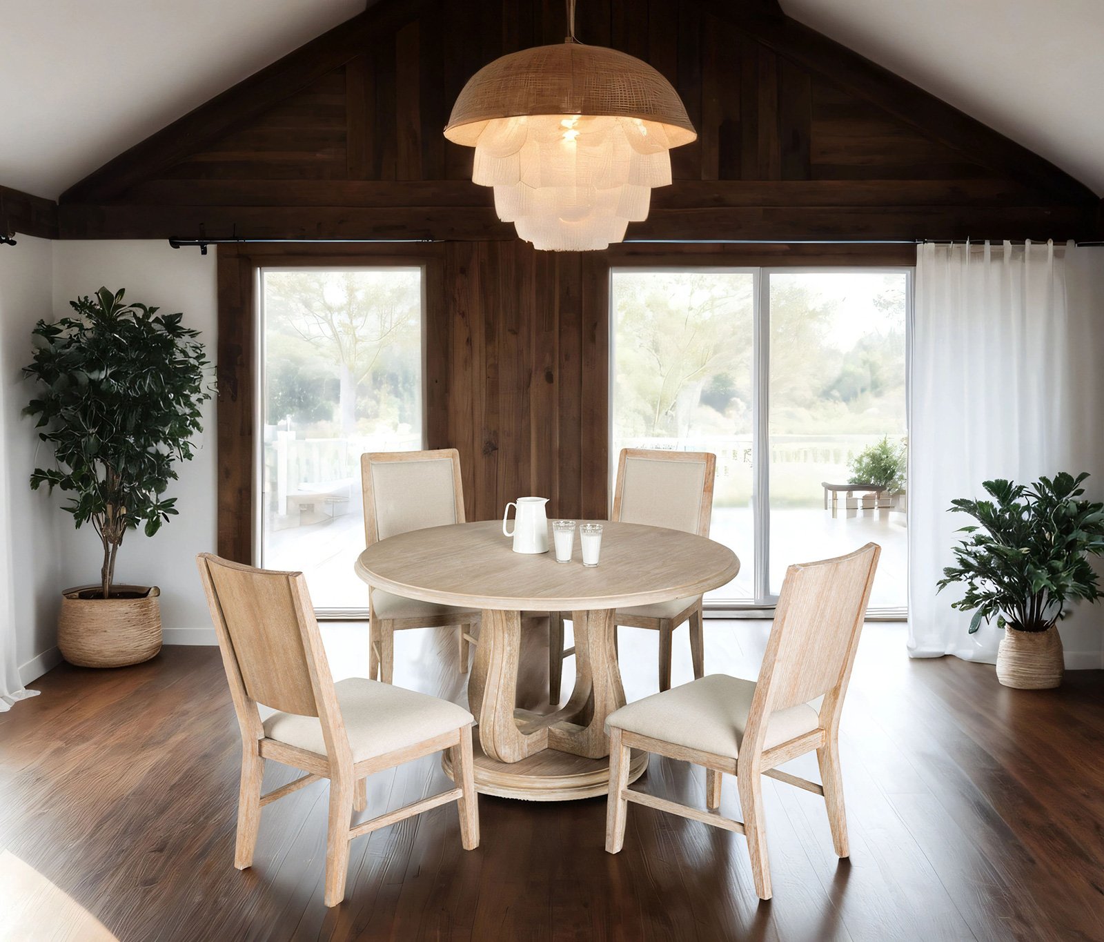 Orbetello 5 Pc Dining Table Set - Image 2