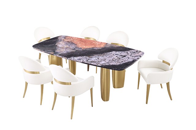 Northolt 7 Pc Dining Table Set - Image 3