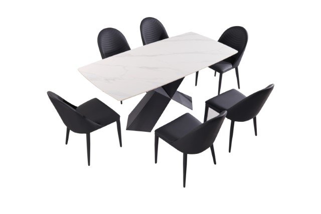Lenvik 7 Pc Dining Table Set - Image 5