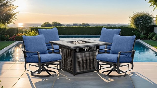 Segovia Swivel Glider Arm Chair (2/CTN) - Image 3