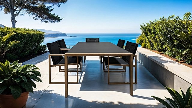 Oswego 8 Pc. Outdoor Dining Set - Image 4