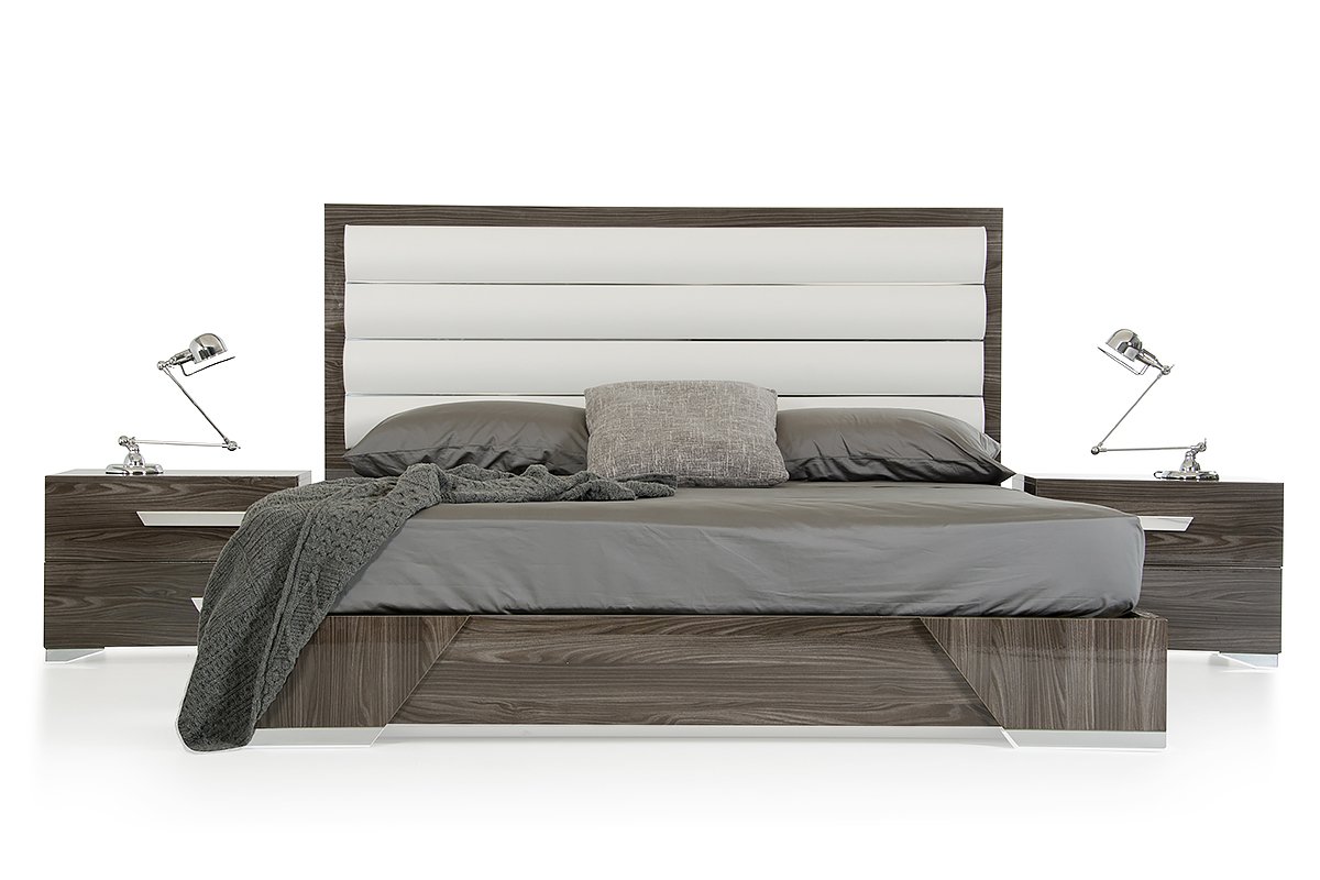 Nova Domus Capulet Italian Modern Grey Bedroom Set - Image 4