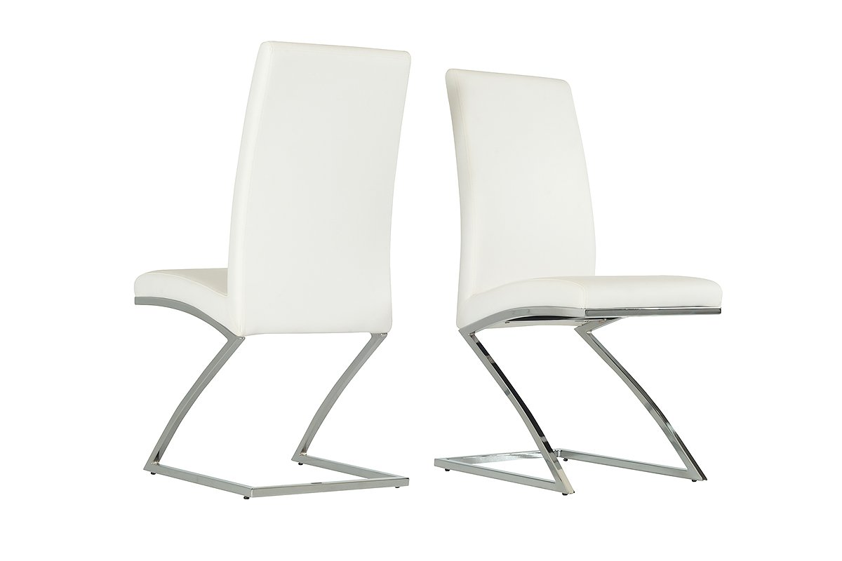 Angora - Modern White Dining Chair (Set of 2)