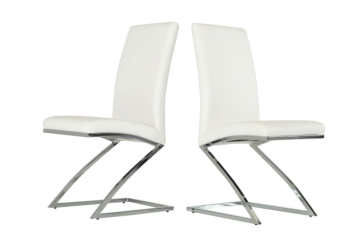 Angora - Modern White Dining Chair (Set of 2) - Image 3