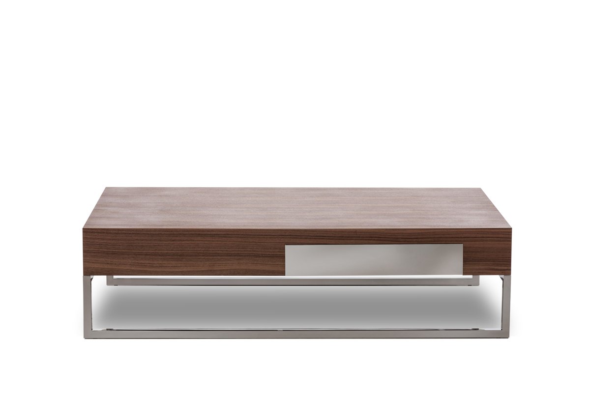 Agate Modern Walnut Coffee Table - Image 2