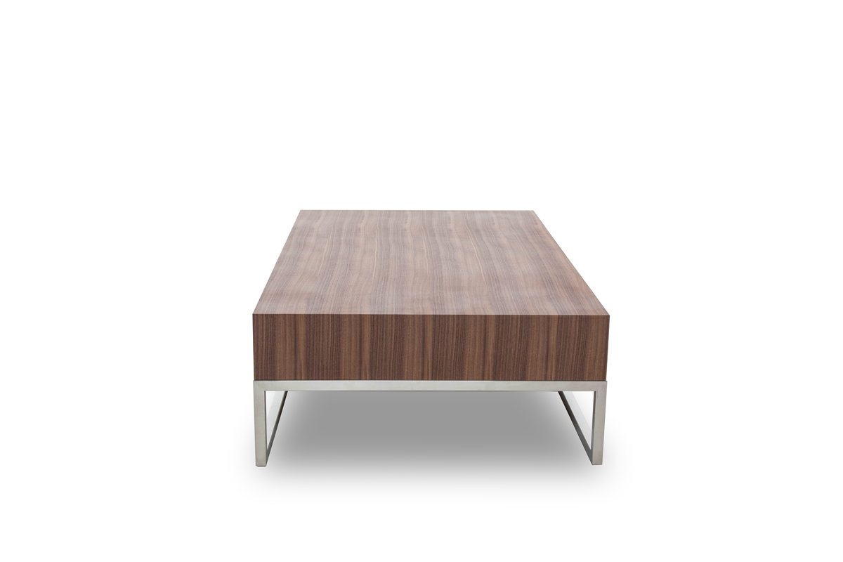 Agate Modern Walnut Coffee Table