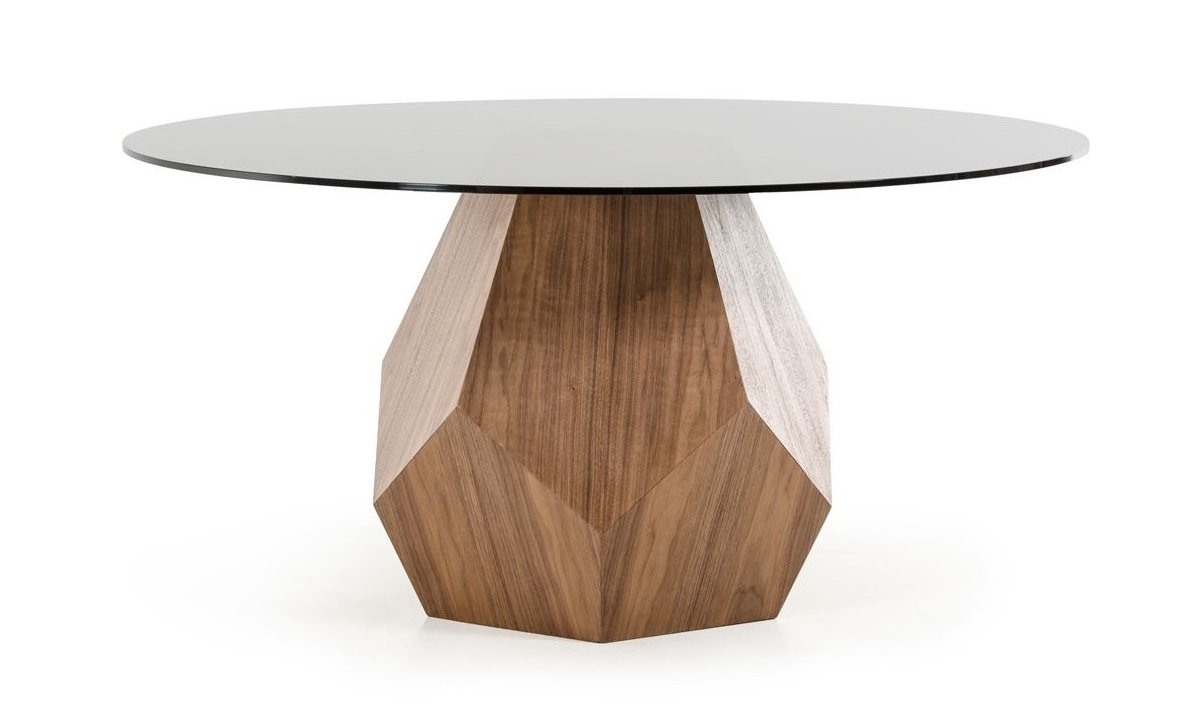 Modrest Rackham + Megan - Mid-Century Modern Walnut Dining Set