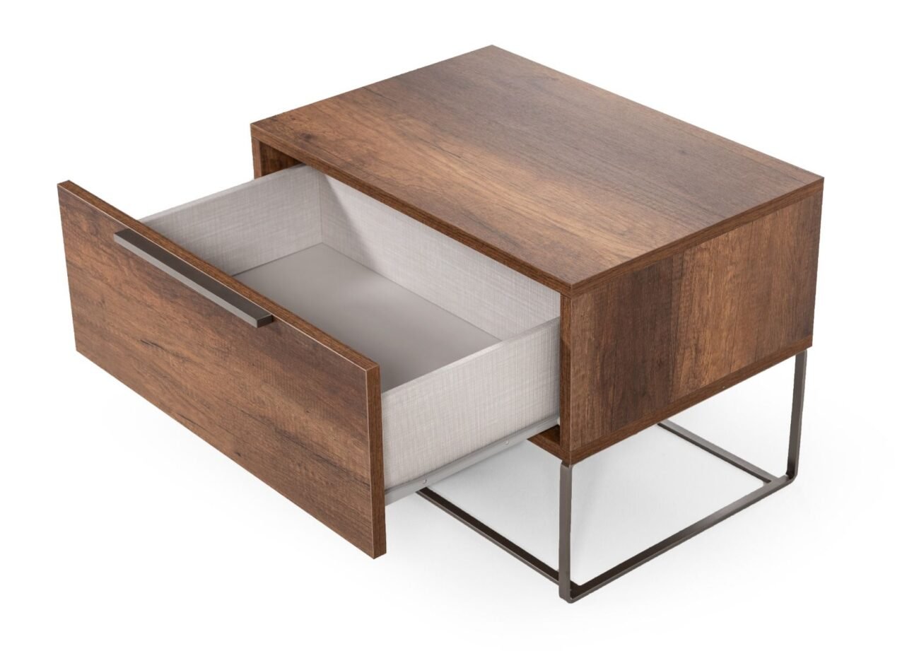 Nova Domus Lorenzo Italian Modern Light Oak 4-Piece Bedroom Set - Image 4