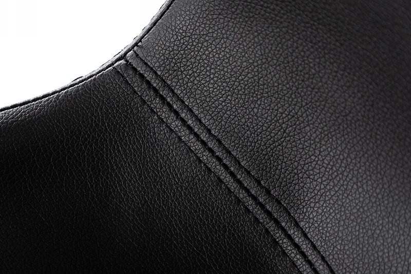 Modrest Aaron - Modern Black Eco-Leather Bar Stool - Image 3