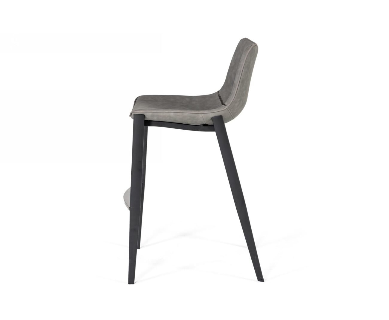 Modrest Jane - Modern Grey & Black Counter Stool (Set of 2) - Image 2
