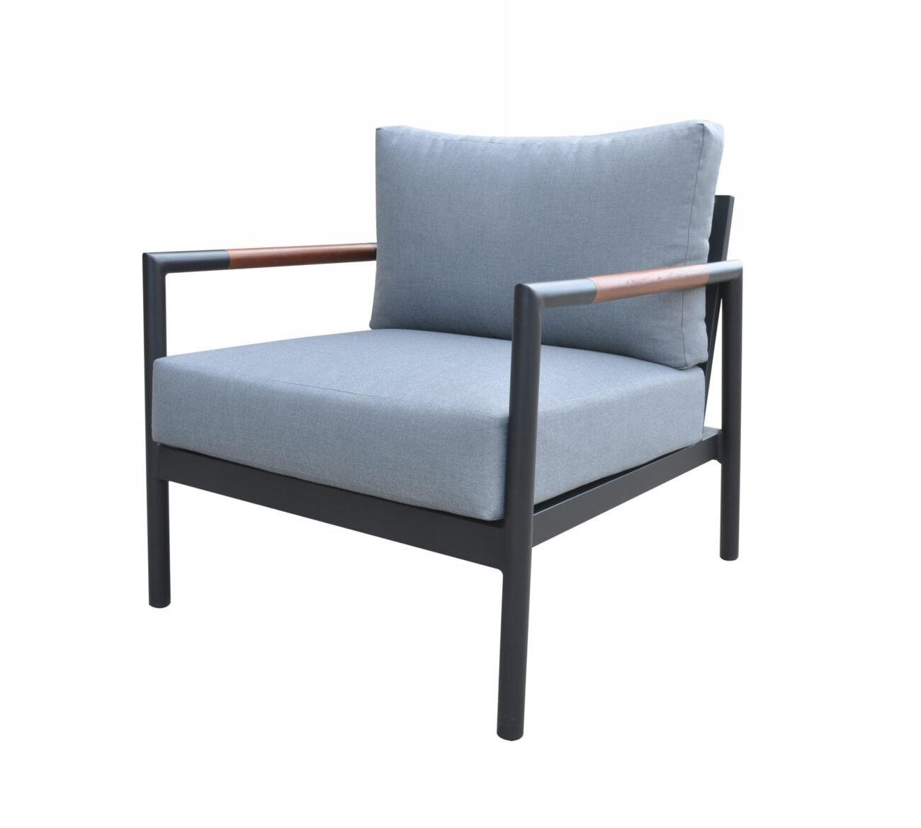 Renava Kiowa - Modern Outdoor Grey & Black Sofa Set - Image 4
