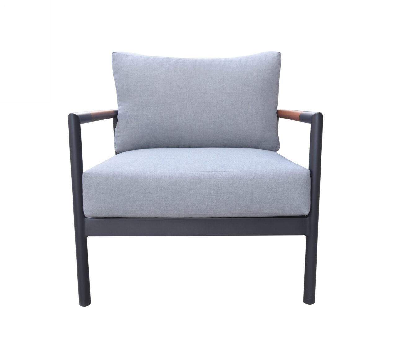 Renava Kiowa - Modern Outdoor Grey & Black Sofa Set - Image 5