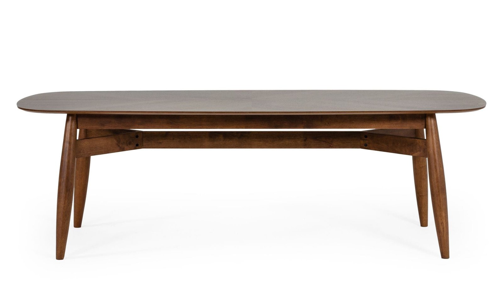 Modrest Ackley - Modern Walnut Rectangular Dining Table - Image 5