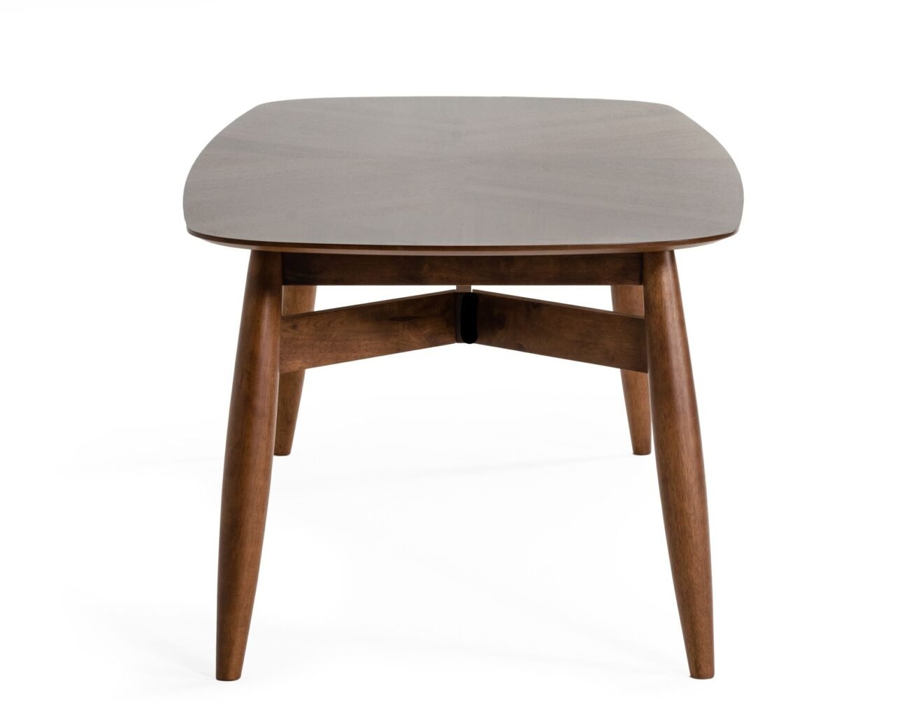 Modrest Ackley - Modern Walnut Rectangular Dining Table - Image 2