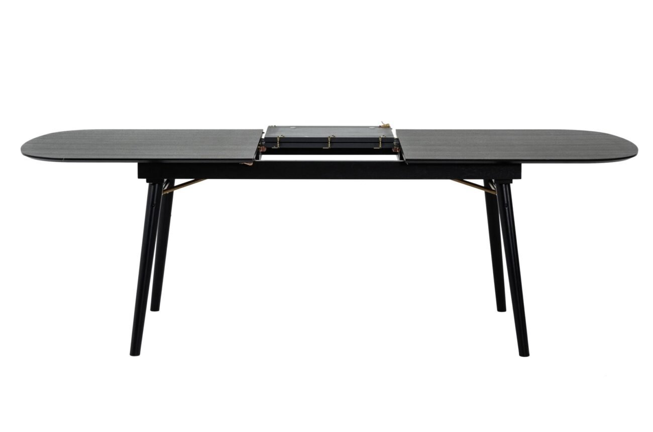 Modrest Addax - Modern Black Extendable Dining Table - Image 3