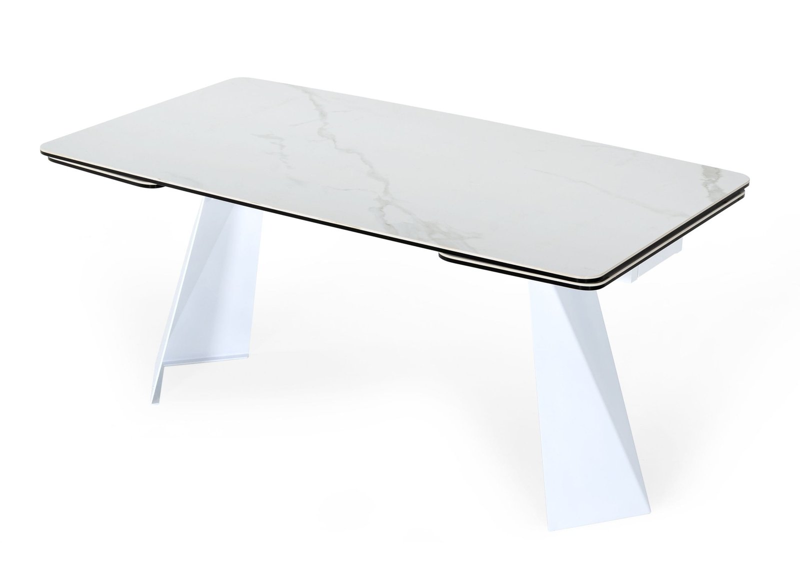 Modrest Encanto - Modern White Ceramic Dining Table - Image 2