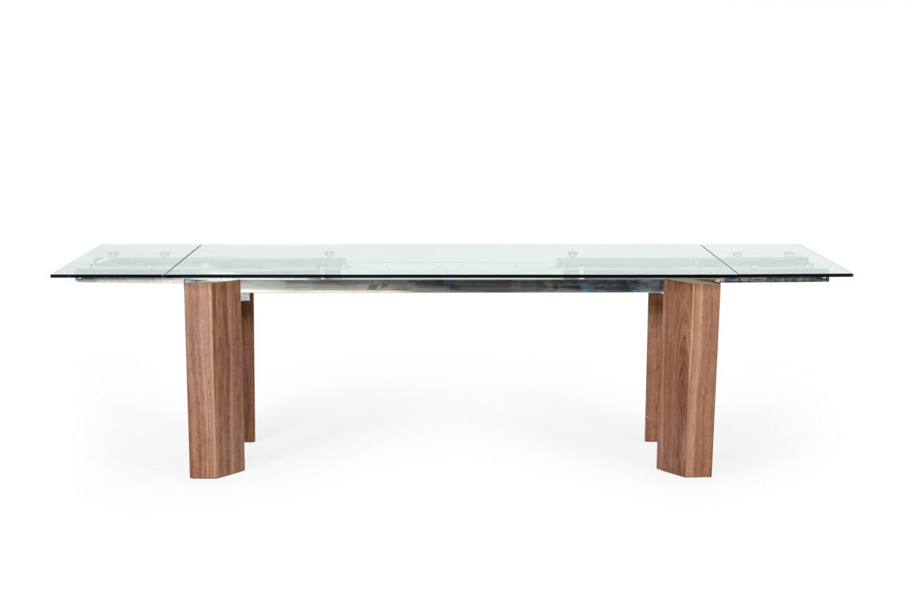 Modrest Helena -  Modern Extendable Glass Dining Table - Large - Image 2