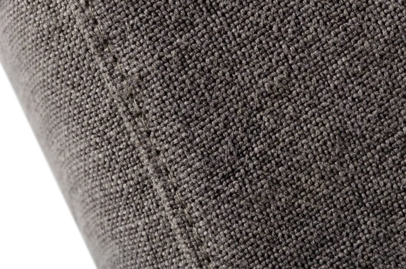 Divani Casa Corina - Modern Grey Linen Loveseat - Image 4