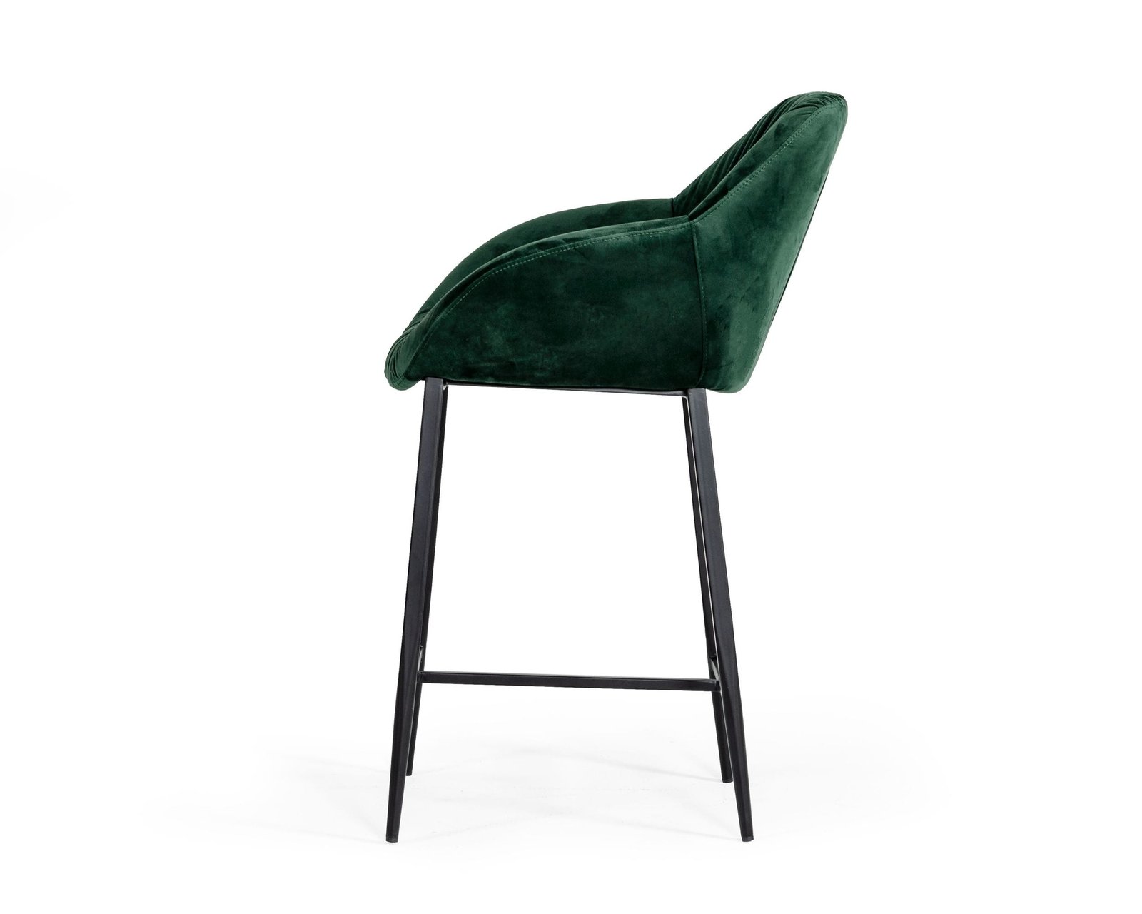 Modrest Katrina - Modern Green Fabric Bar Stool - Image 2