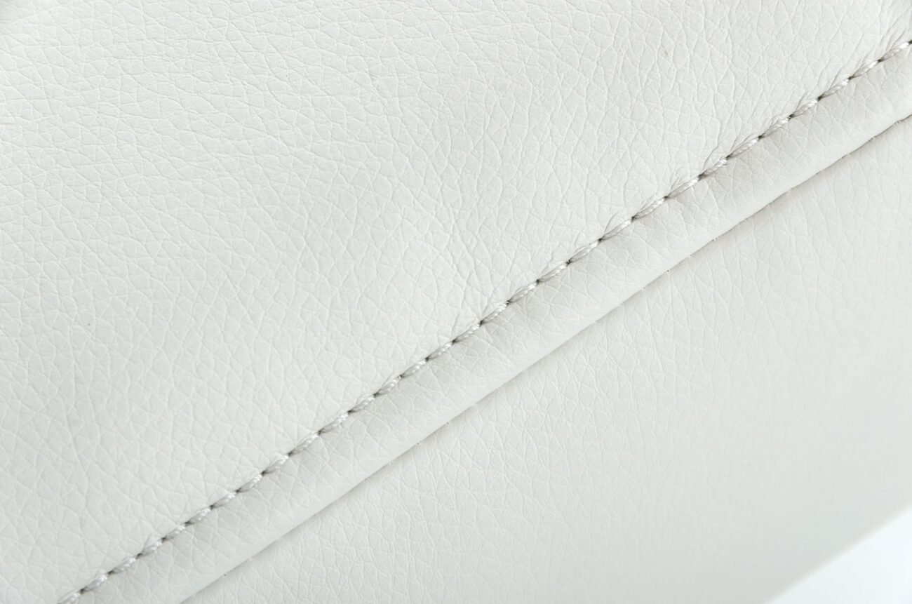 Modrest Xane - Contemporary White & Brushed Stainless Steel Bench - Image 5