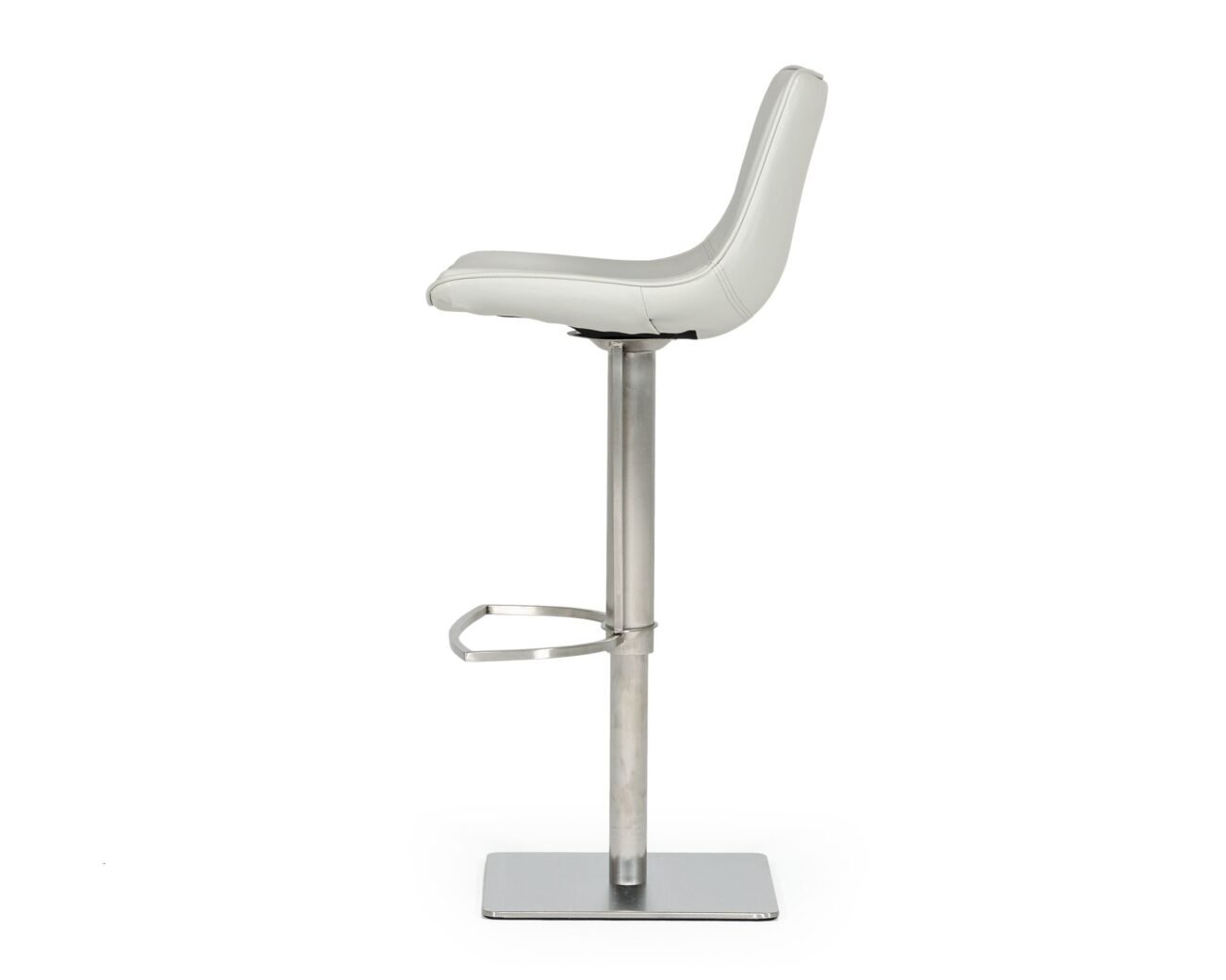 Modrest Manning - Modern Light Grey Bar Stool - Image 2