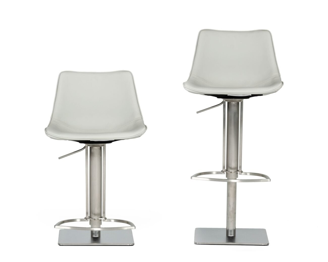 Modrest Manning - Modern Light Grey Bar Stool - Image 4