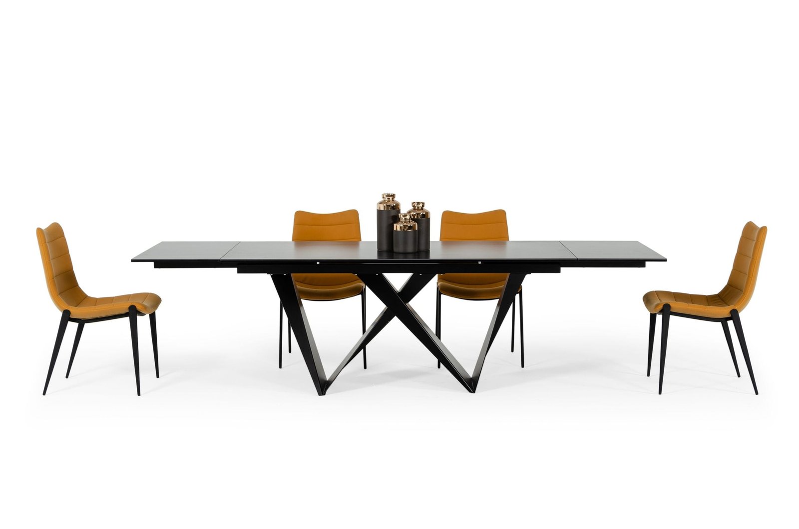 Modrest Fritz - Modern Black Extendable Ceramic Dining Table - Image 5