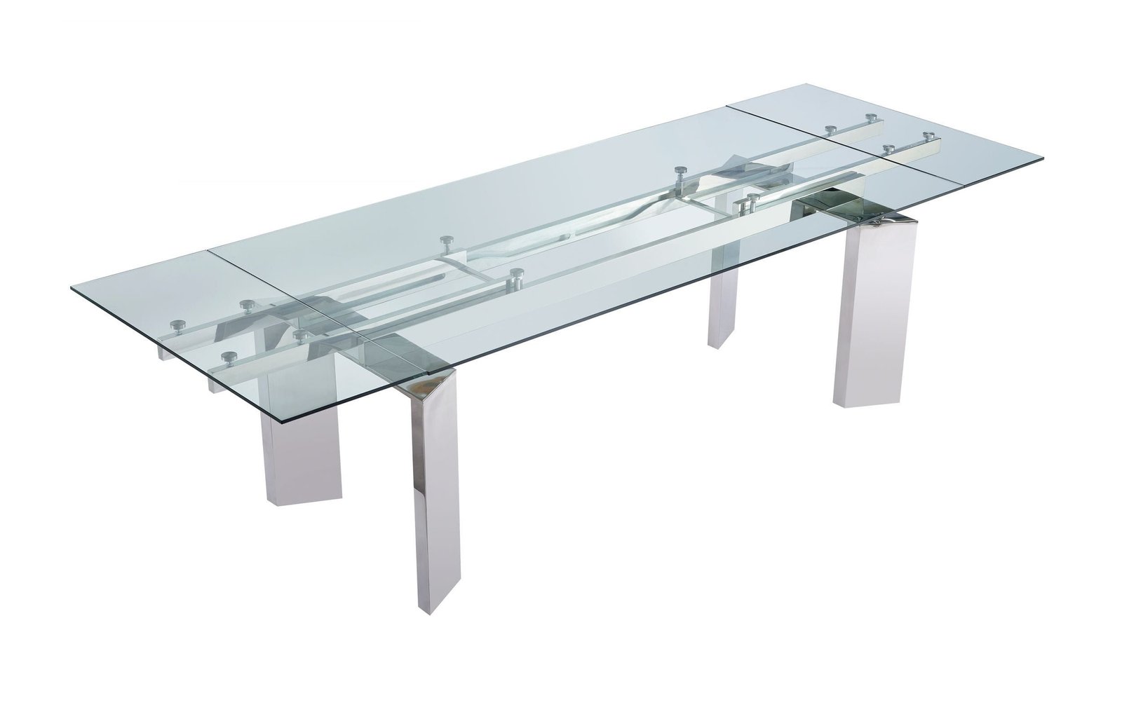 Modrest Viking - Modern Extendable Glass Dining Table - Image 4