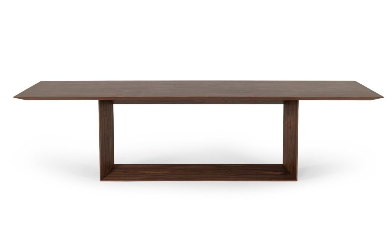 Modrest Channa - Modern Walnut Dining Table - Image 5