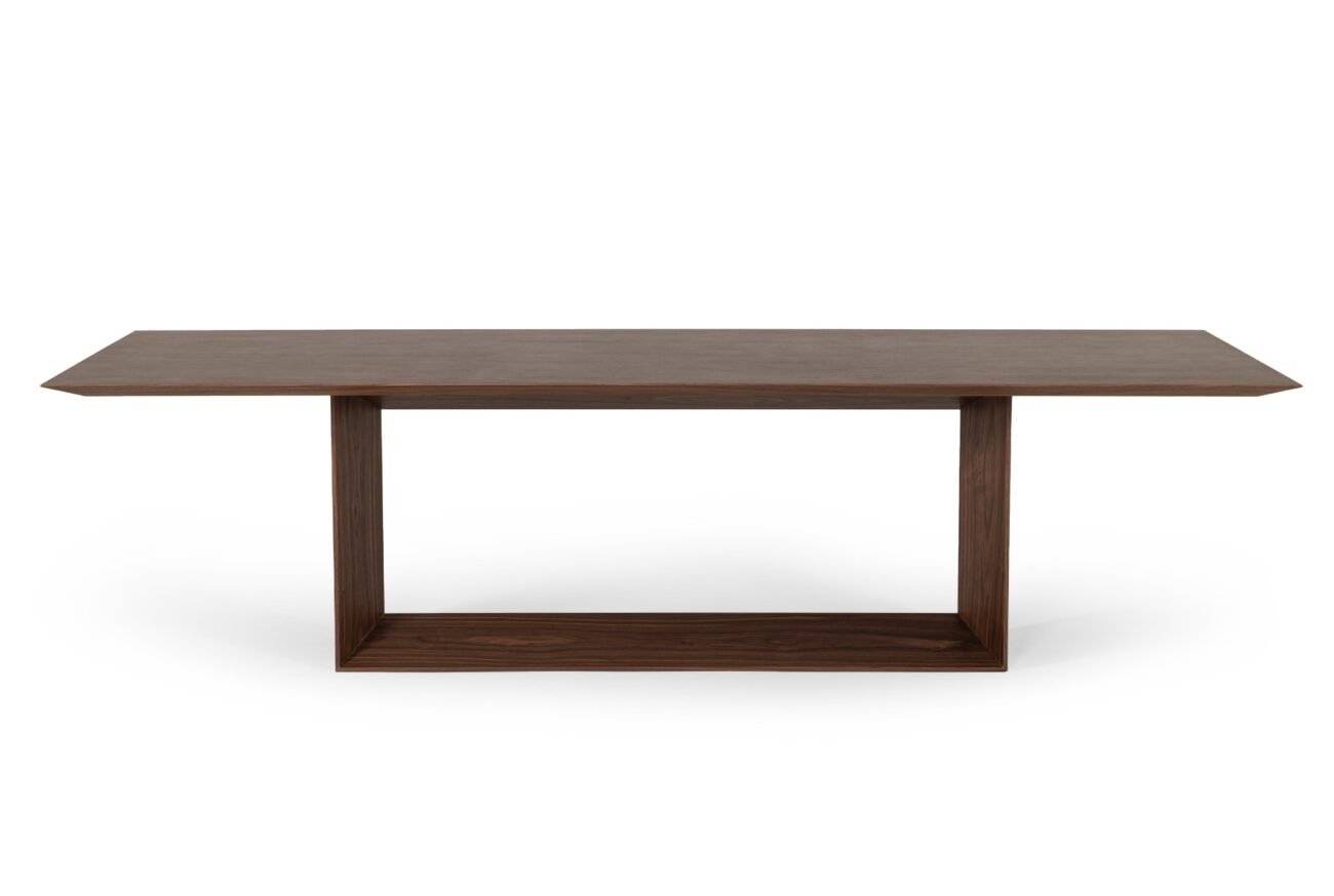 Modrest Channa - Modern Walnut Dining Table - Image 2