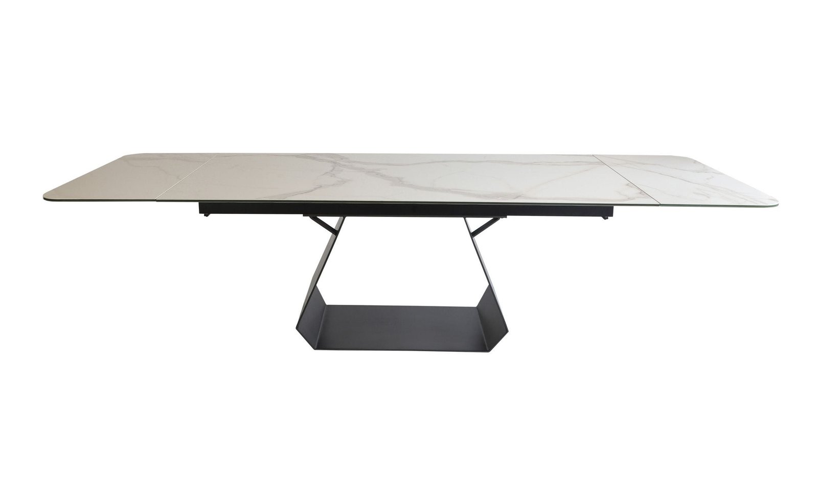 Modrest Howell - Modern White Ceramic Extendable Dining Table - Image 4