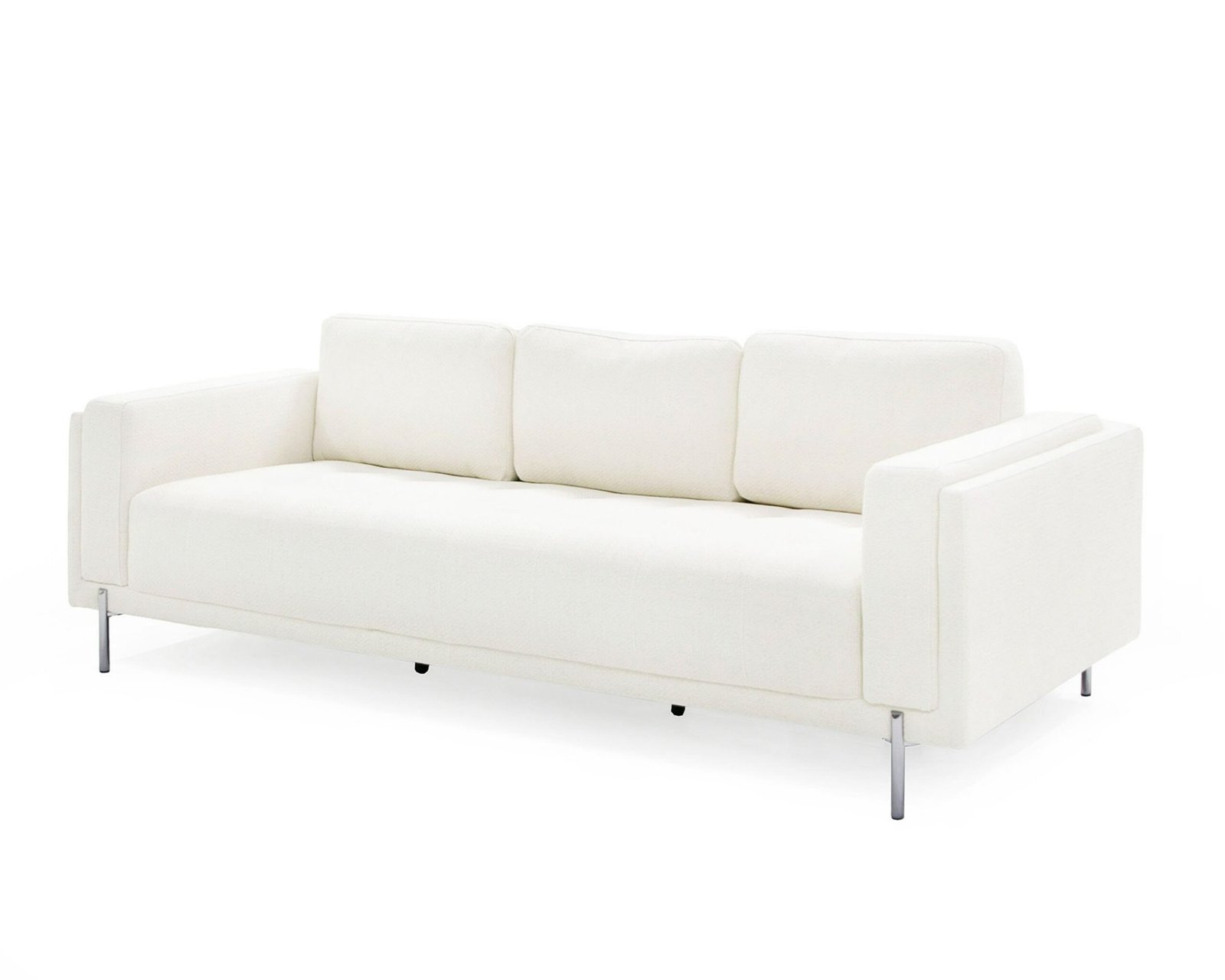 Divani Casa Schmidt - Modern Off White Fabric Sofa + 2 Chairs - Image 5