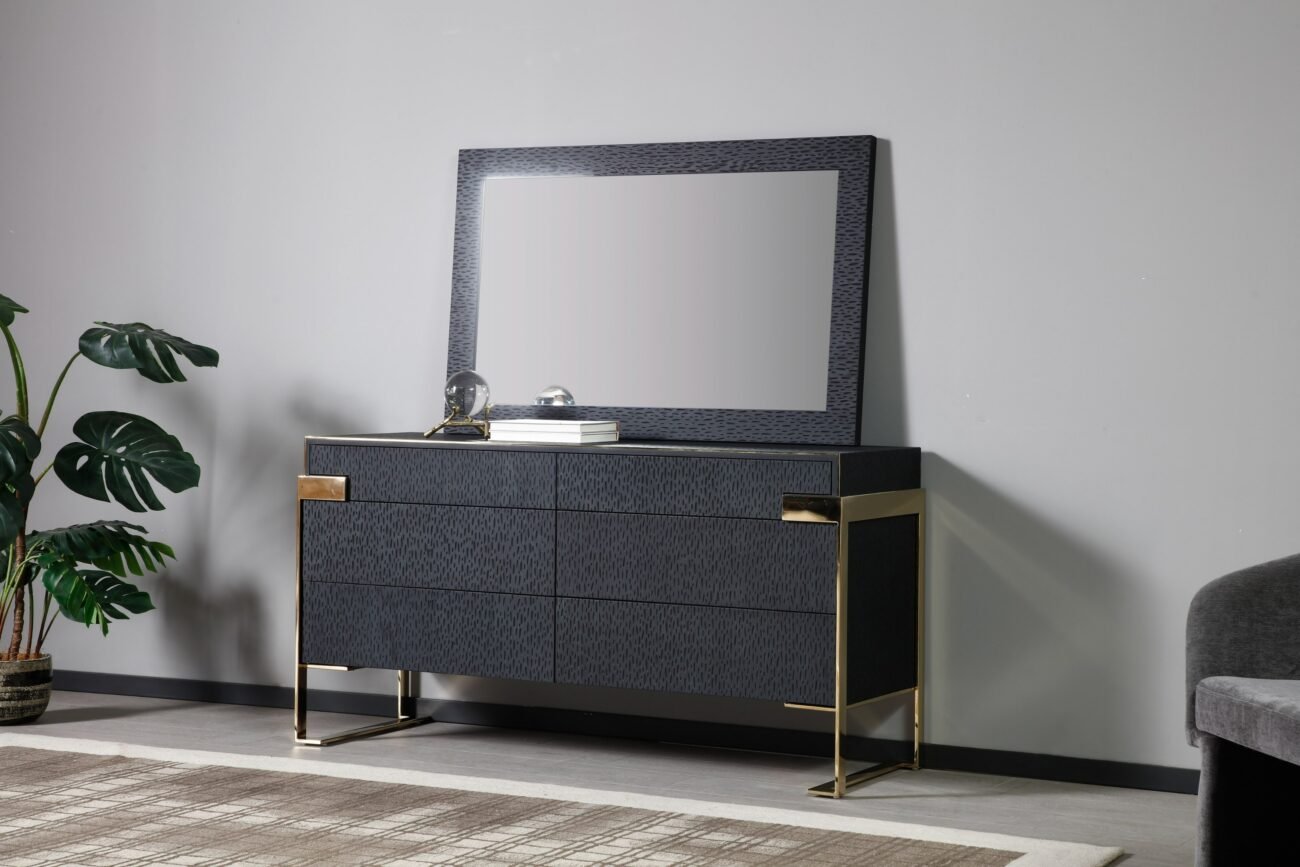 Modrest Rothsay - Modern Wenge Mirror - Image 2