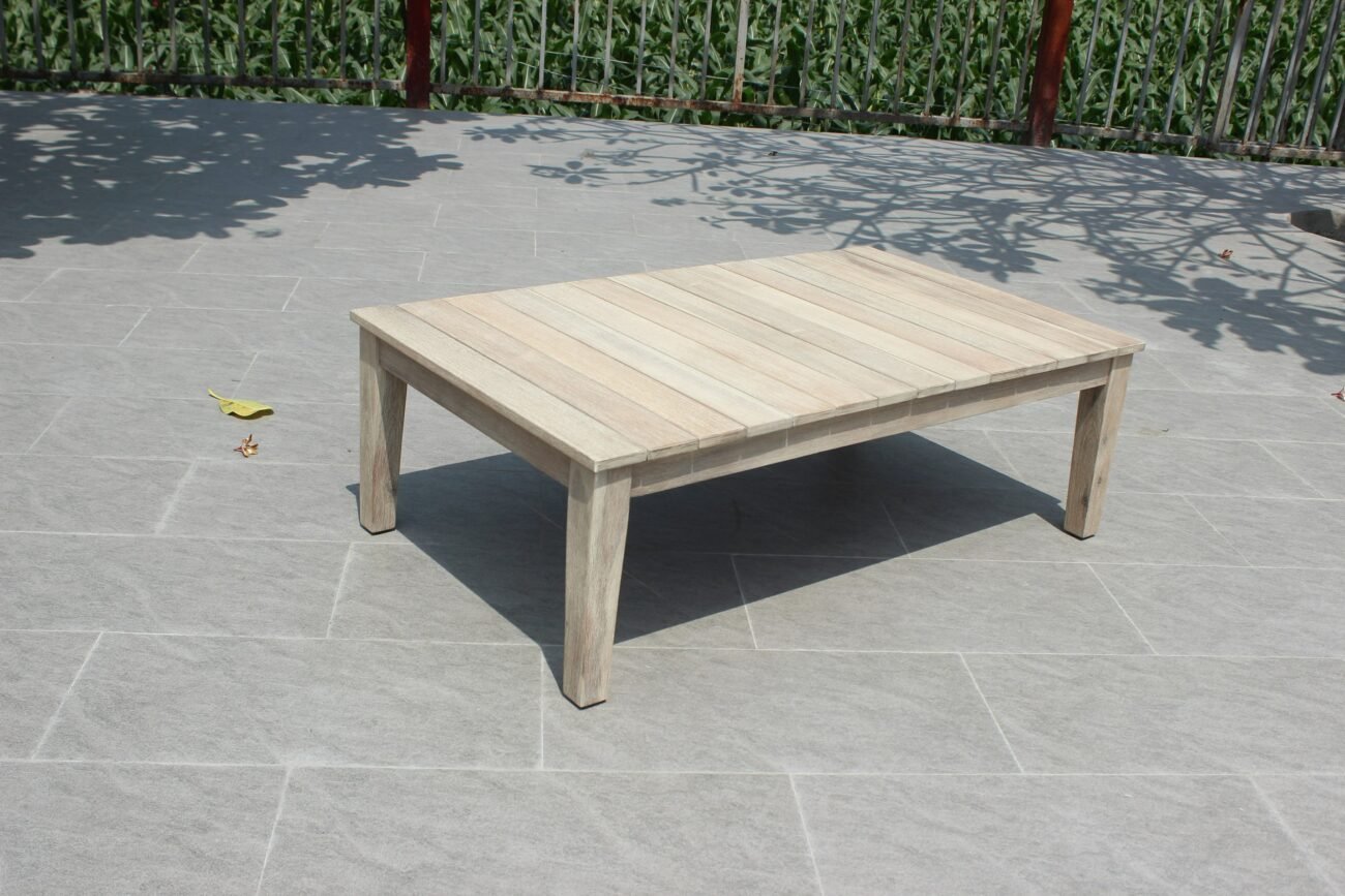 Renava Calm - Outdoor Grey + Acacia Sofa Set - Image 4