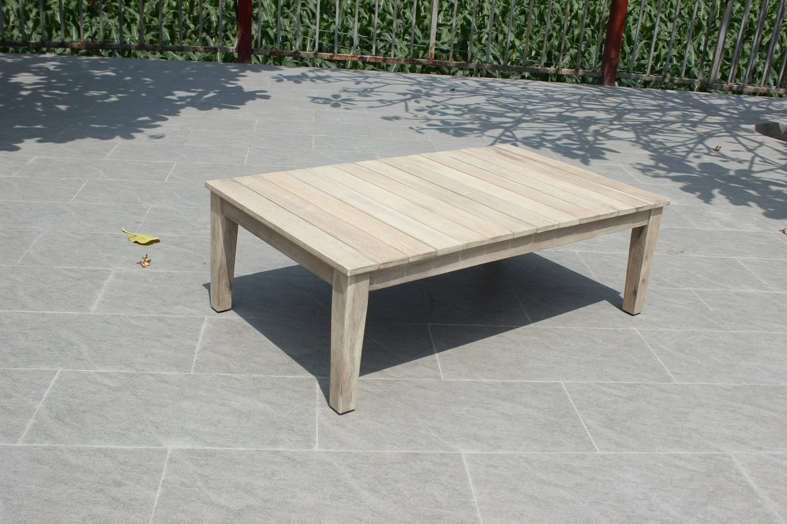 Renava Calm - Outdoor Grey + Acacia Sofa Set - Image 4