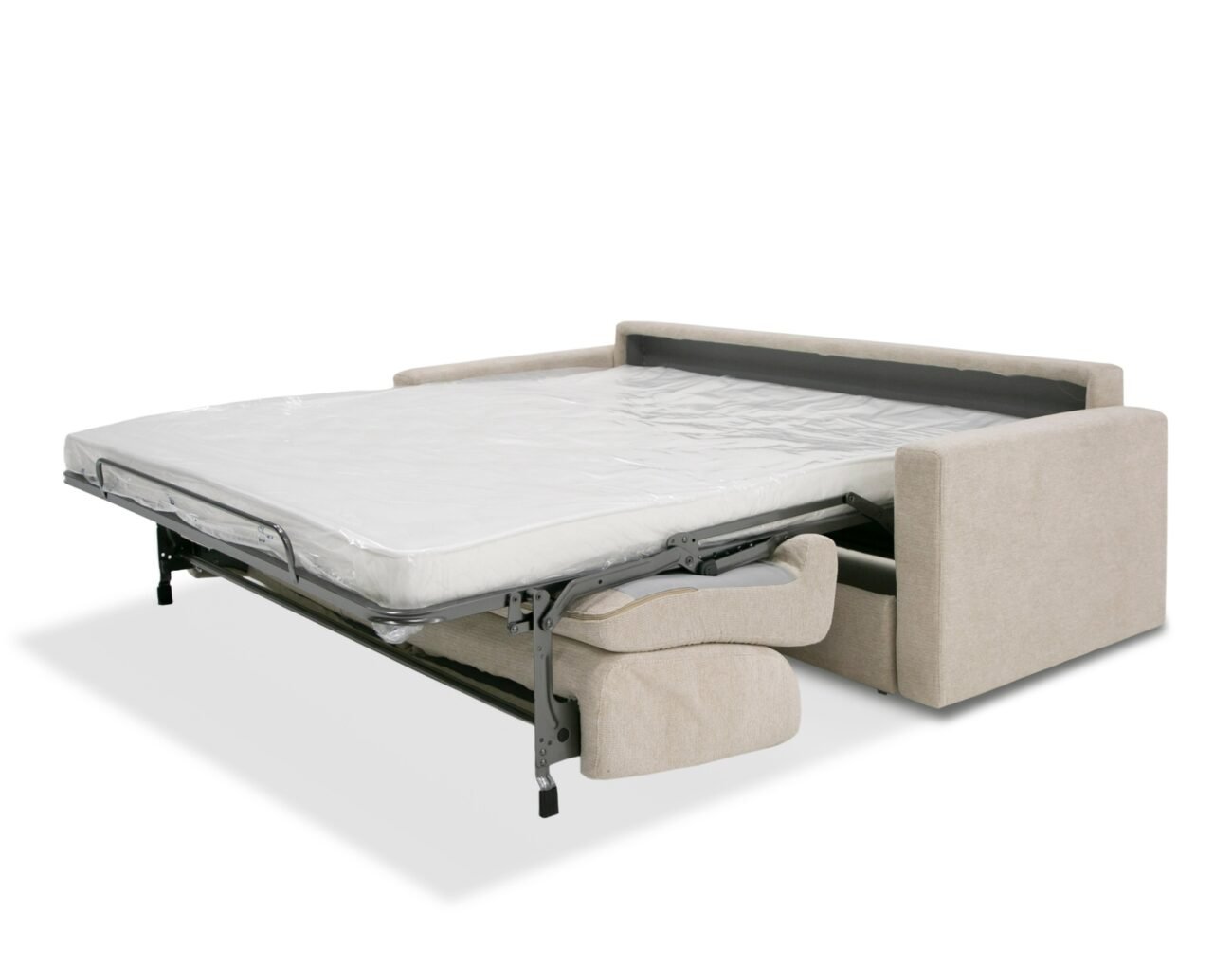 Lamod Italia Revers - Italian Modern Sand Fabric Queen Sofa Bed - Image 5