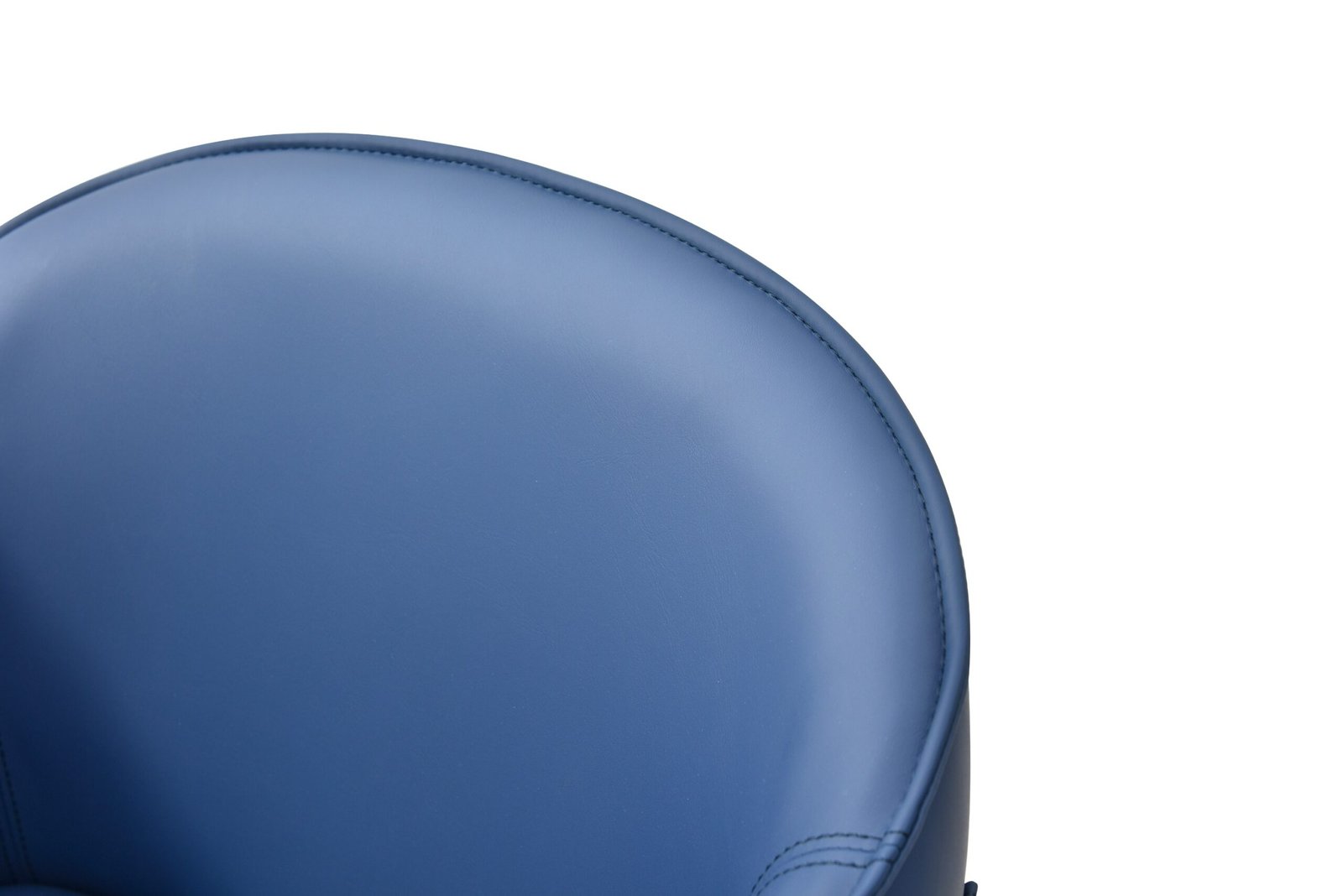Modrest Calderon - Modern Blue & Beige Vegan Leather Counter Chair - Image 5