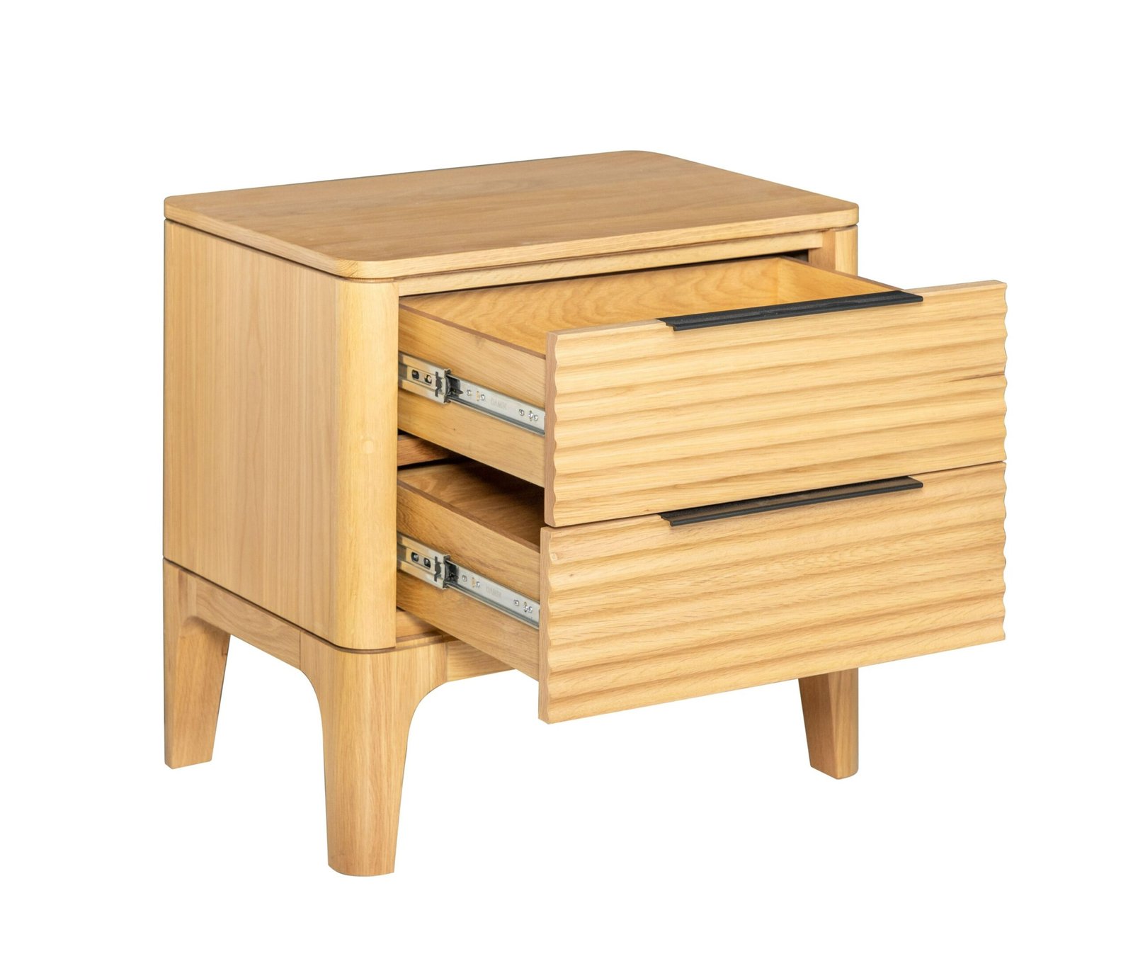 Modrest Seattle - Modern Natural Oak Nightstand - Image 2