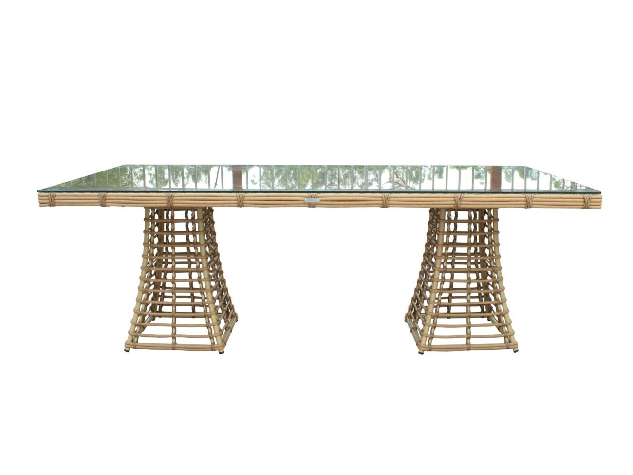 Renava Mina - Outdoor Bamboo Wicker Dining Set - Image 3