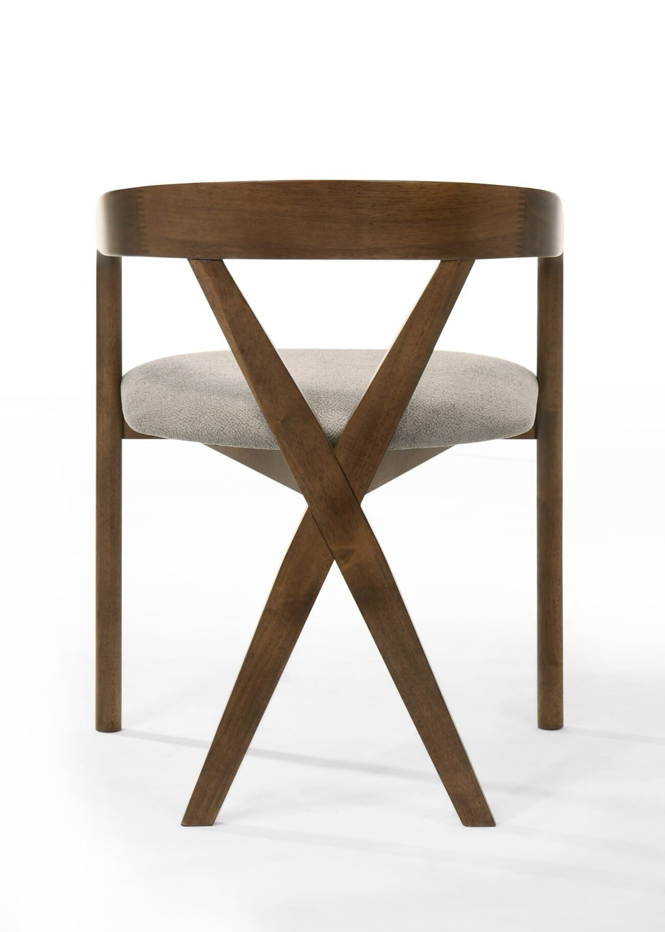 Modrest Nancy + Weiss - Mid-Century Modern Marble + Walnut Dining Table Set - Image 5