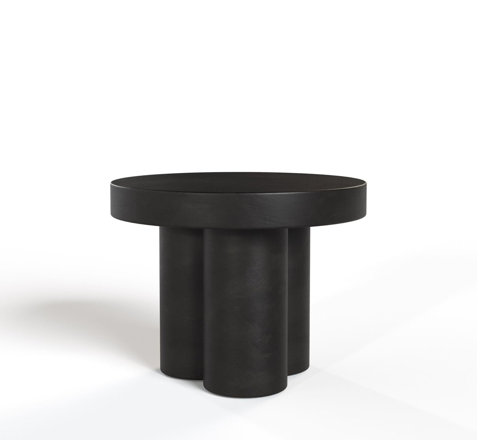 Modrest Bruni - Modern Black Concrete End Table - Image 3