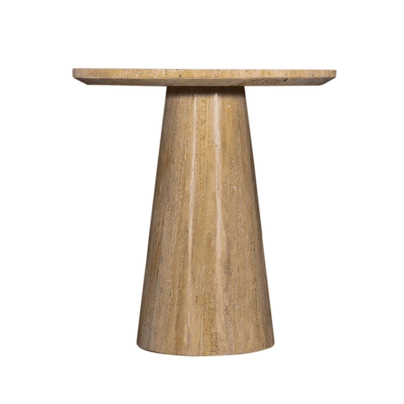 Modrest Velma - Modern Travertine Marble End Table - Image 5