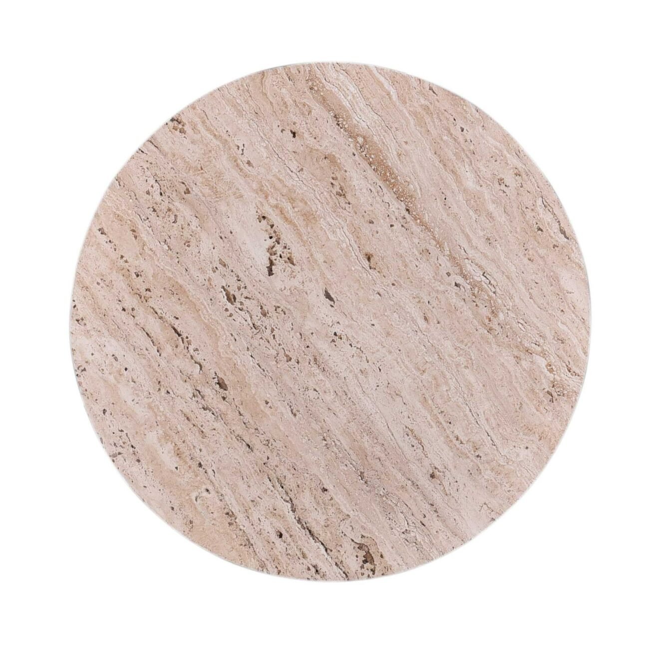 Modrest Velma - Modern Travertine Marble End Table - Image 3