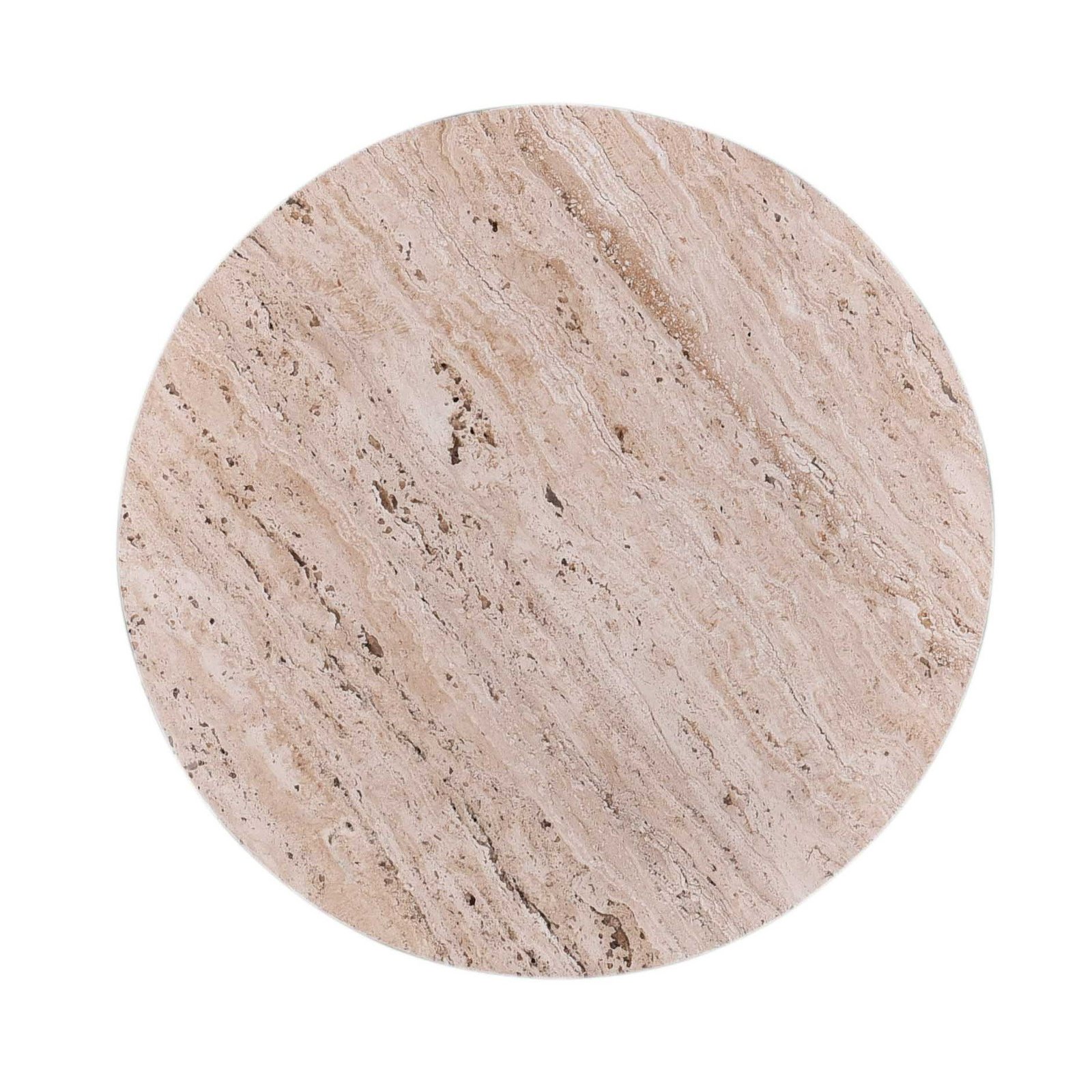 Modrest Velma - Modern Travertine Marble End Table - Image 3