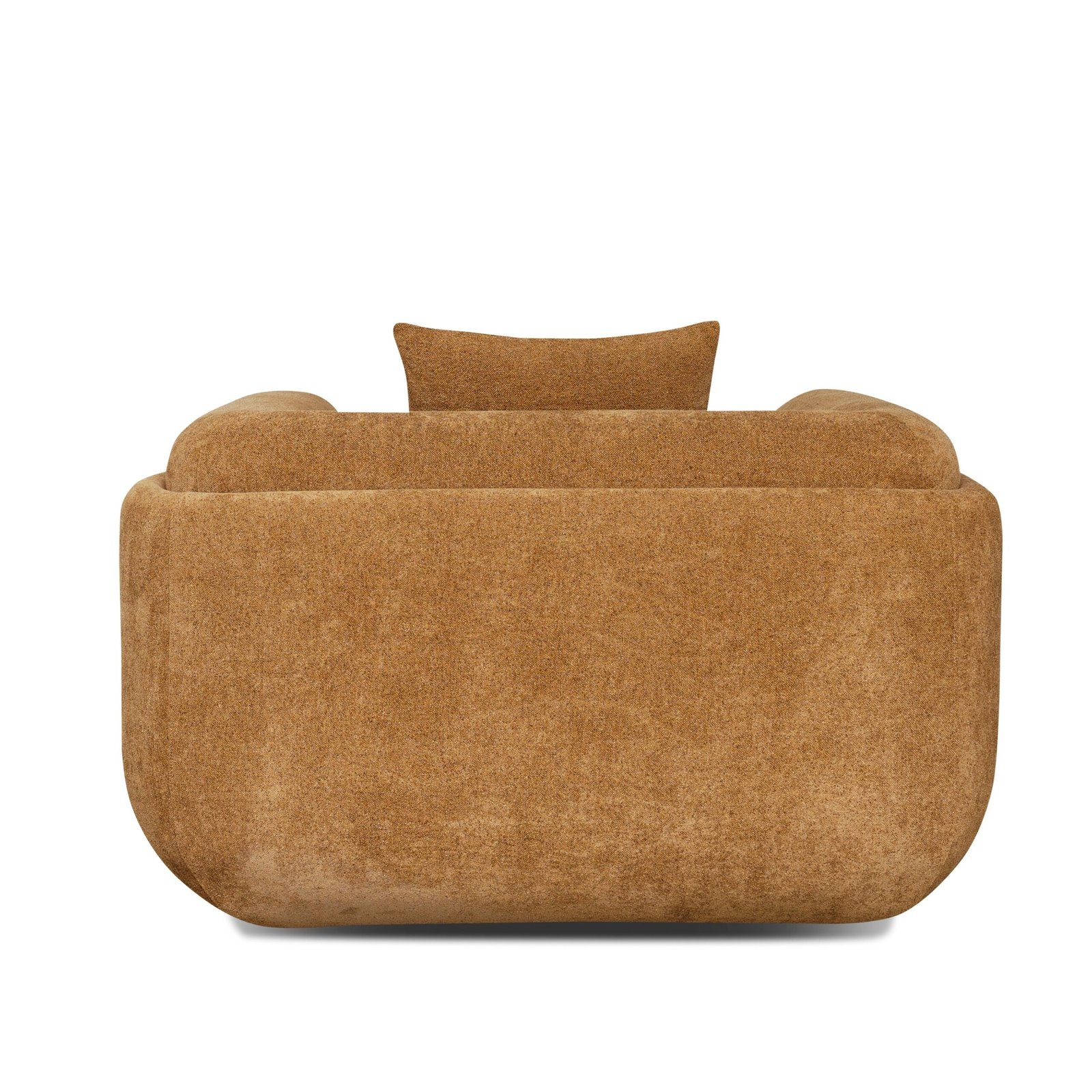 Divani Casa Tiene - Modern Orange Fabric Chair - Image 2