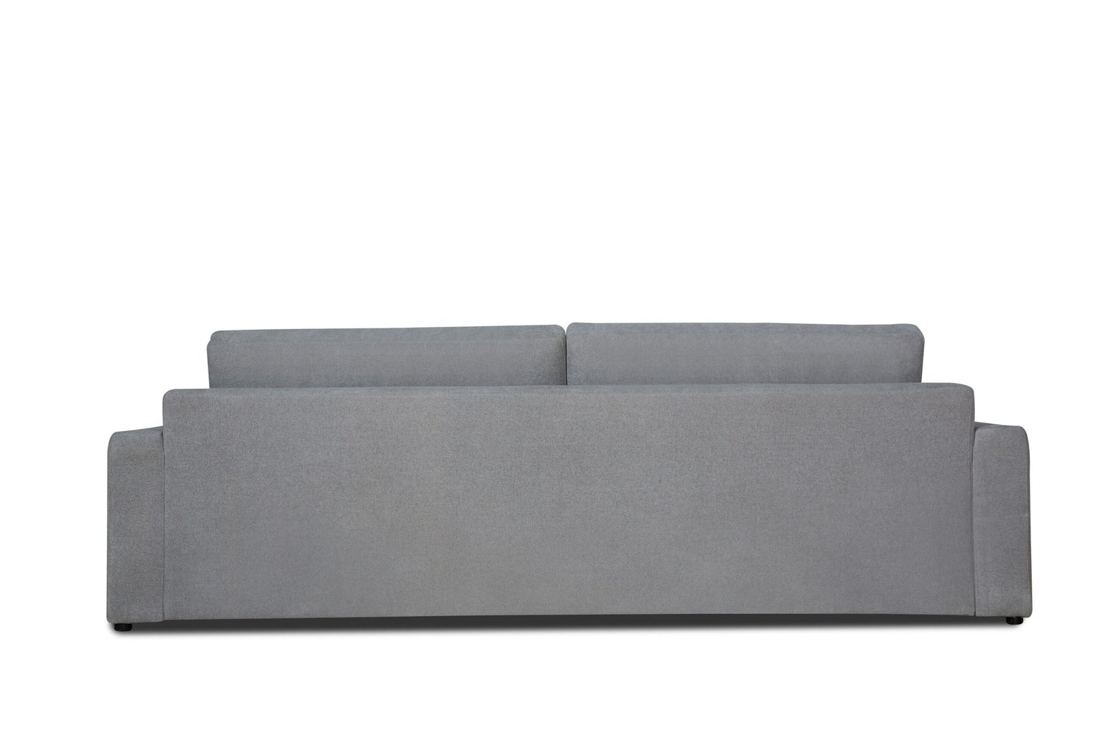 Divani Casa Loki - Modern Grey Fabric 4-Seat Sofa - Image 3